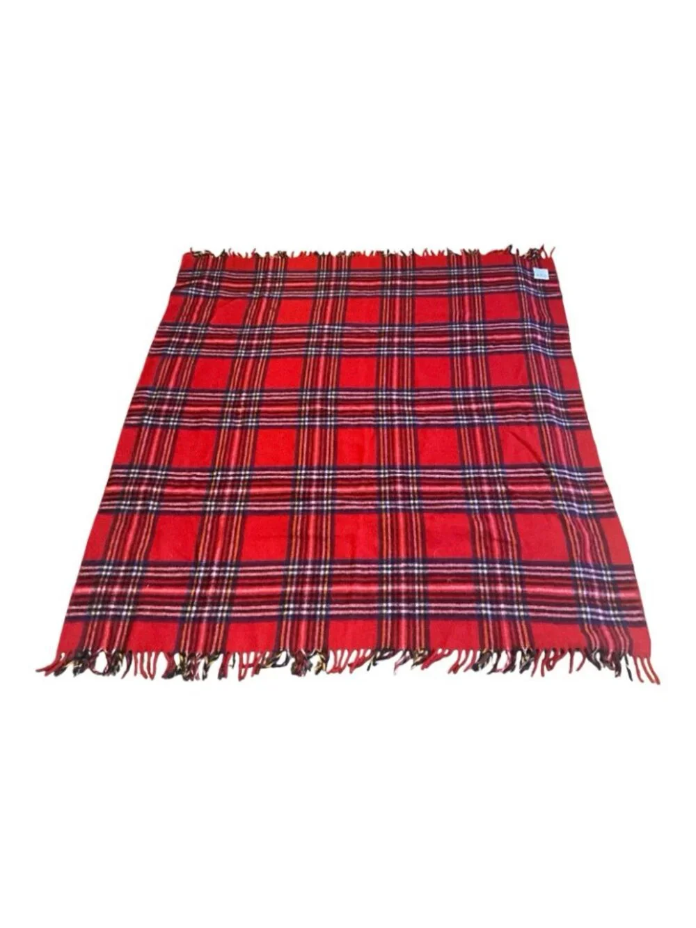 Faribo red plaid
